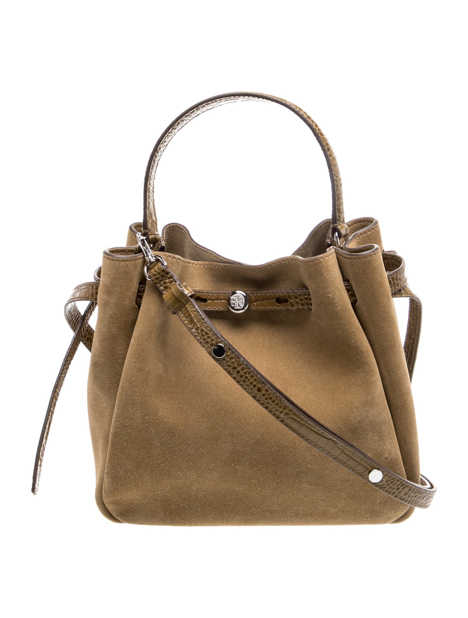 Suede Bucket Bag