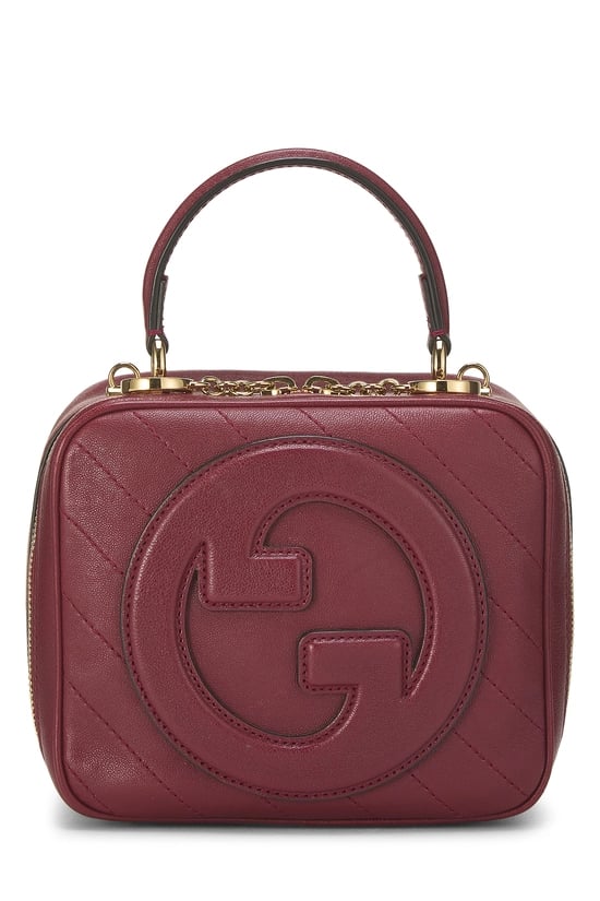 Red Leather Soho Shoulder Bag