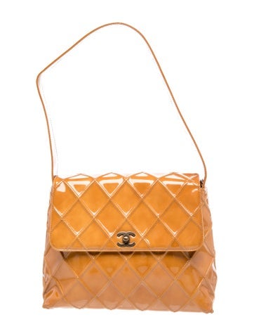 Chanel Quilted Patent Shoulder Bag