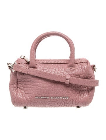 Brandon Blackwood Leather Top Handle Bag