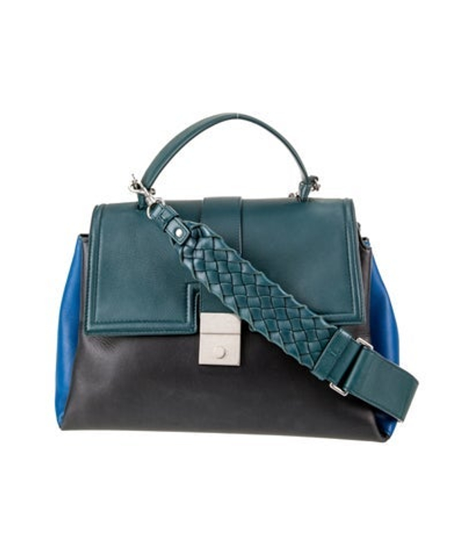 Bottega Veneta Veneta Intrecciato Intrecciato Trimmed Medium Piazza Bag