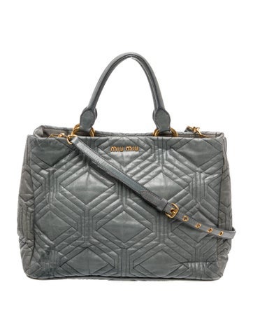 Miu Miu Leather Tote