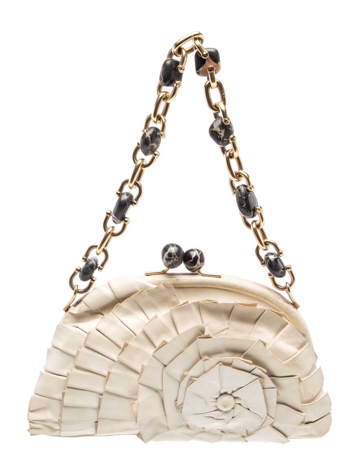 Leather Top Handle Bag Vintage