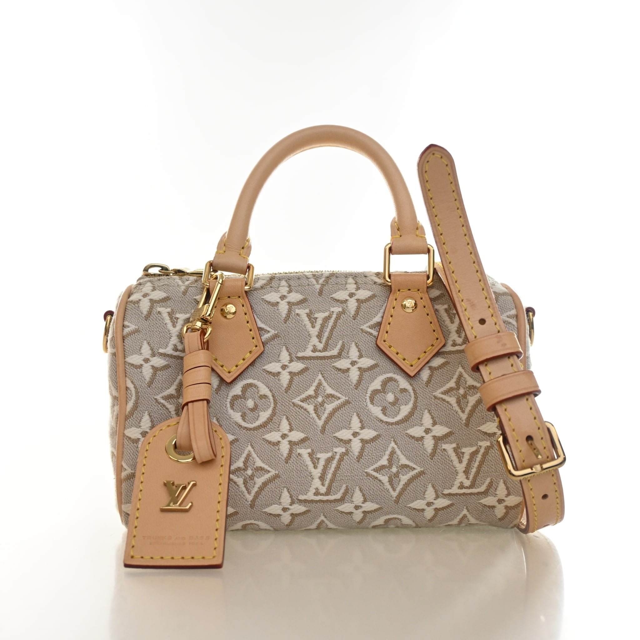 Louis Vuitton Louis Vuitton Jacquard Monogram Embleme Nano Speedy