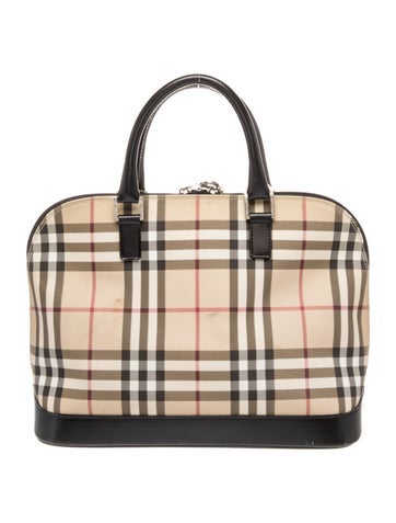 Nova Check Top Handle Bag