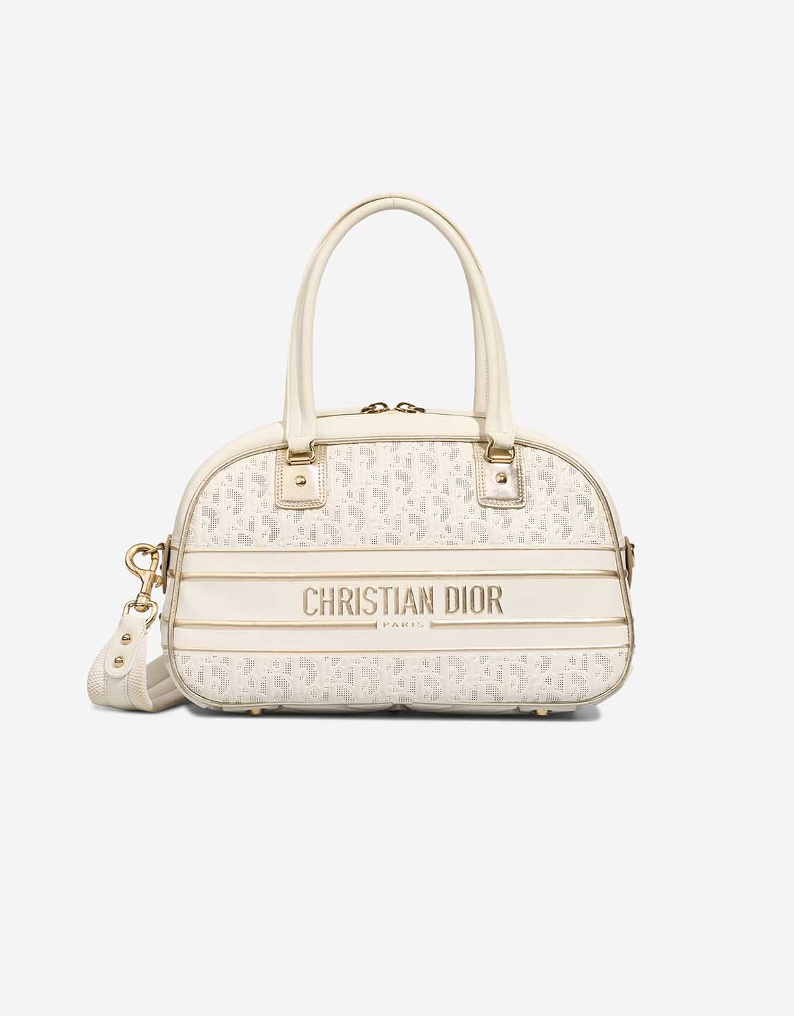 
		Vibe Bowling Bag Calf White / Metallic Gold    