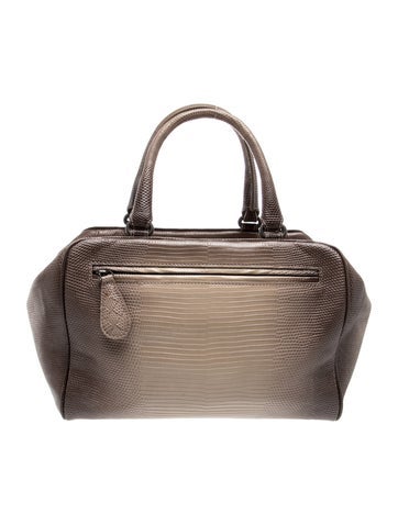 Bottega Veneta Lizard Top Handle Bag