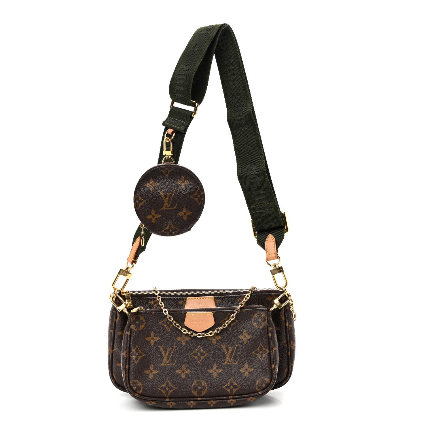 Louis Vuitton Monogram Multi Pochette Accessories Kaki