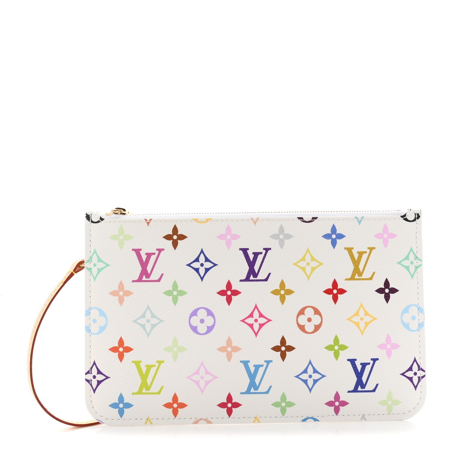 Louis Vuitton Louis Vuitton LV X TM Monogram Multicolor Neverfull Pochette White