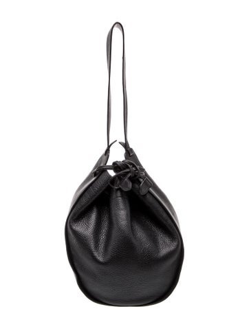 The Row Leather Bucket Bag