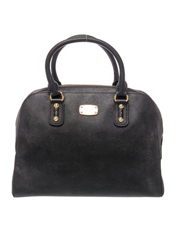 Saffiano Leather Top Handle Bag