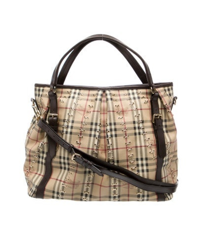 Burberry Haymarket Check Crossbody Bag