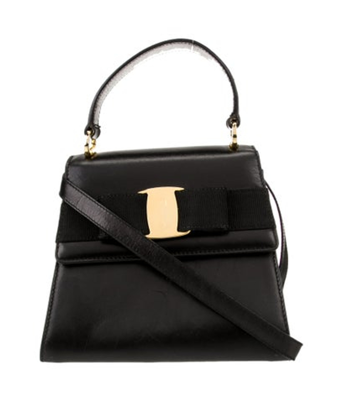 Salvatore Ferragamo Ferragamo Leather Top Handle Bag