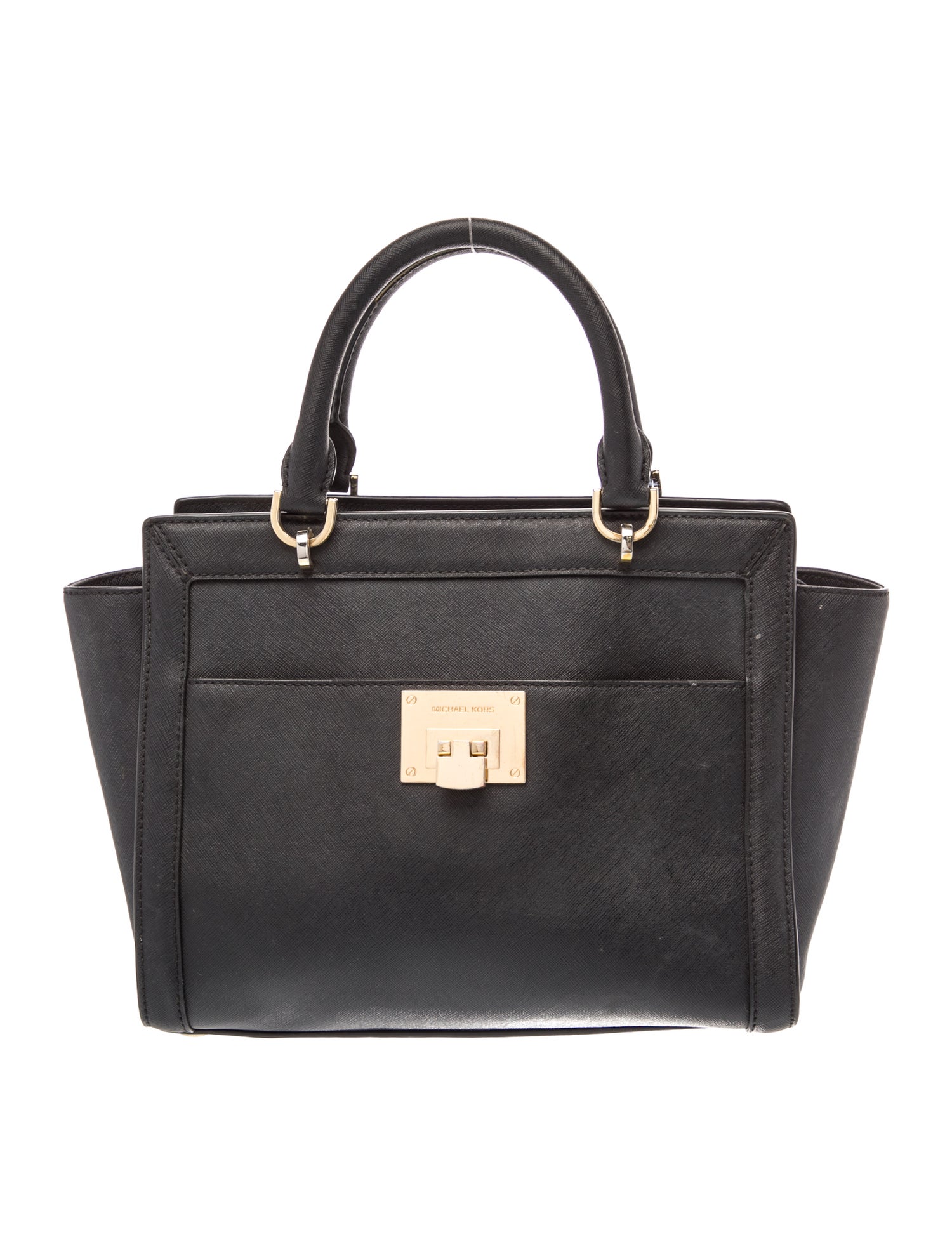 Patent Leather Top Handle Bag