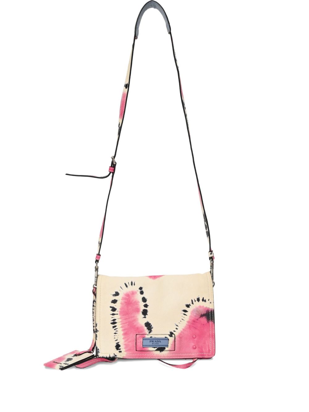 tie dye etiquette shoulder bag