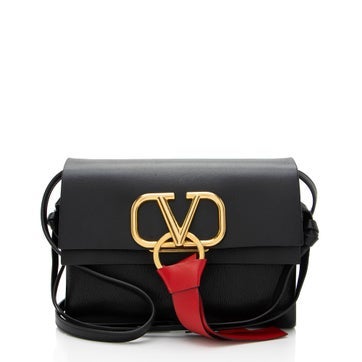 Leather Vring Shoulder Bag