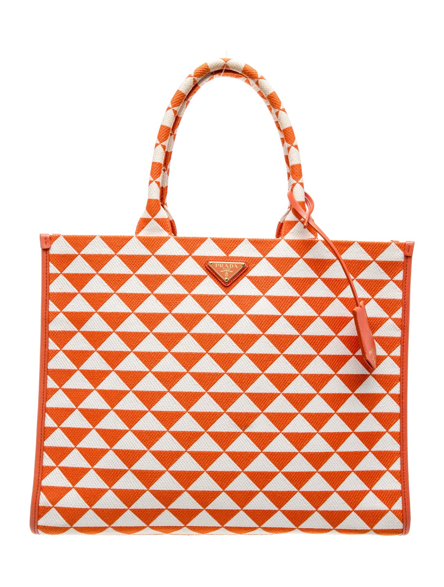 Saffiano Leather Symbole Jacquard Large