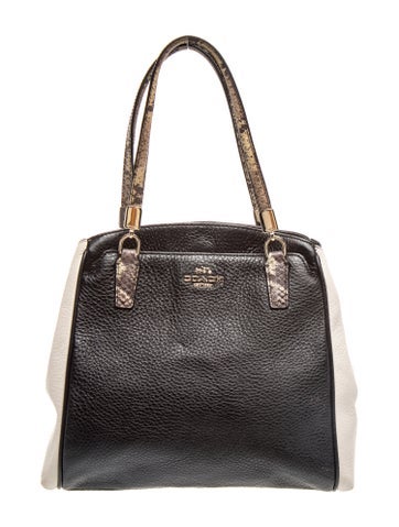 Leather Top Handle Bag