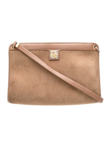 Dior Suede Shoulder Bag Vintage