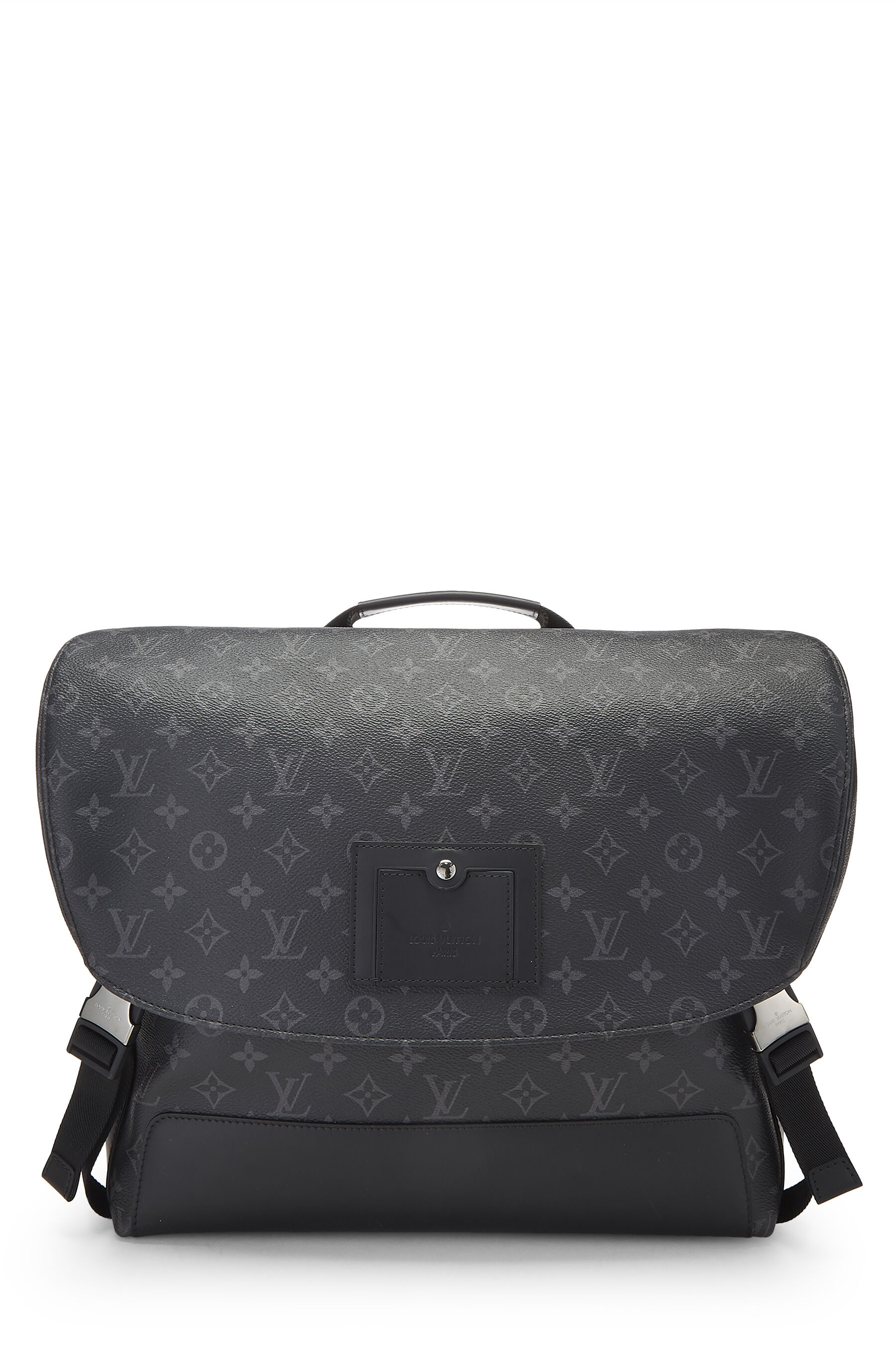 Black Monogram Eclipse Voyager Messenger MM