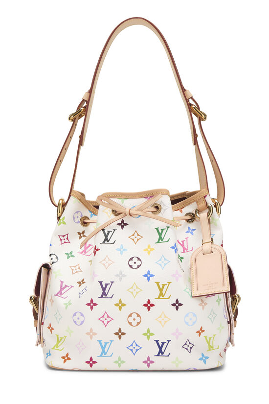 Louis Vuitton Takashi Murakami x Louis Vuitton White Monogram Multicolore Noé