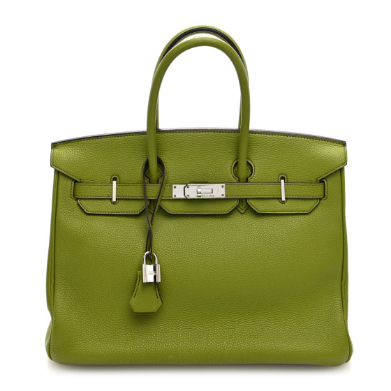Hermes Togo Birkin 35 Vert Anis