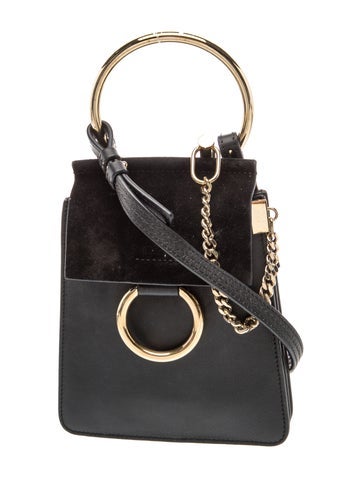 Leather Faye Bracelet Bag Small, Small