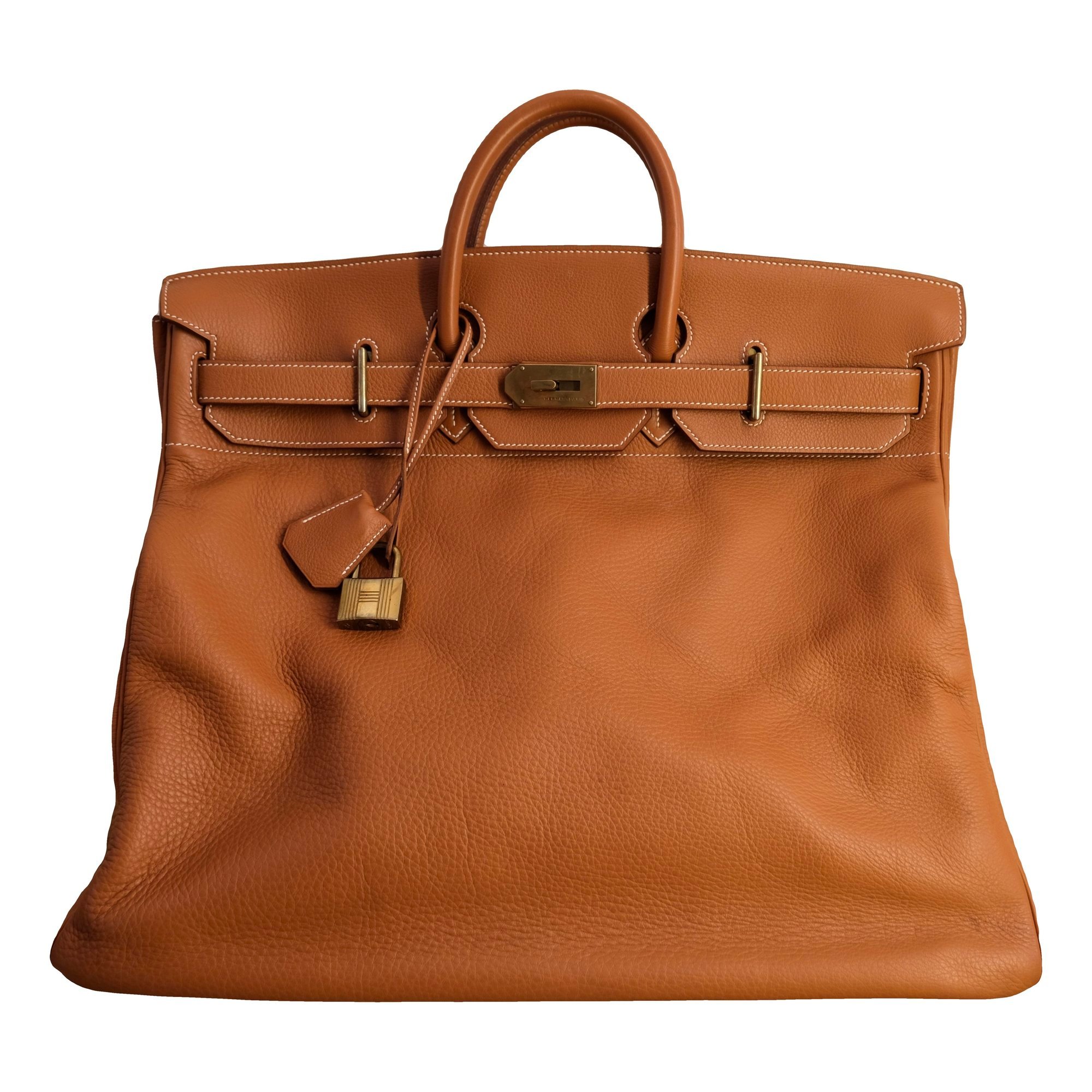 Hermes Birkin Handbag Etrusque Clemence Leather 1998