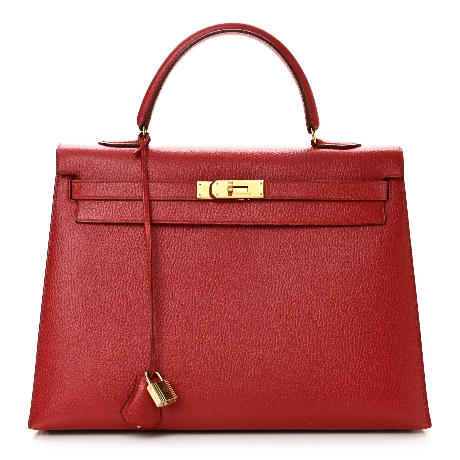 Hermes Ardennes Kelly Sellier 35 Rouge Vif
