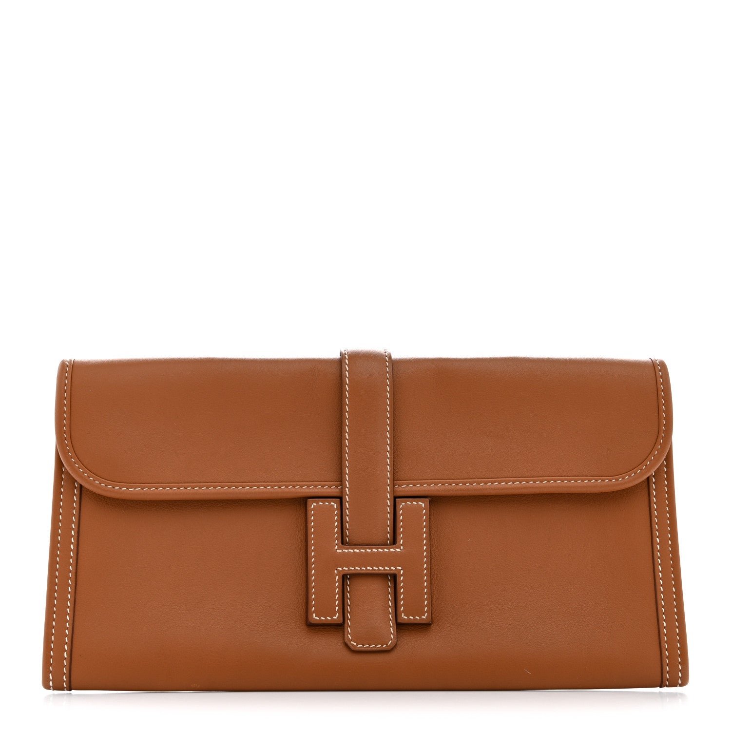 Hermes Swift Jige Elan 29 Clutch Gold