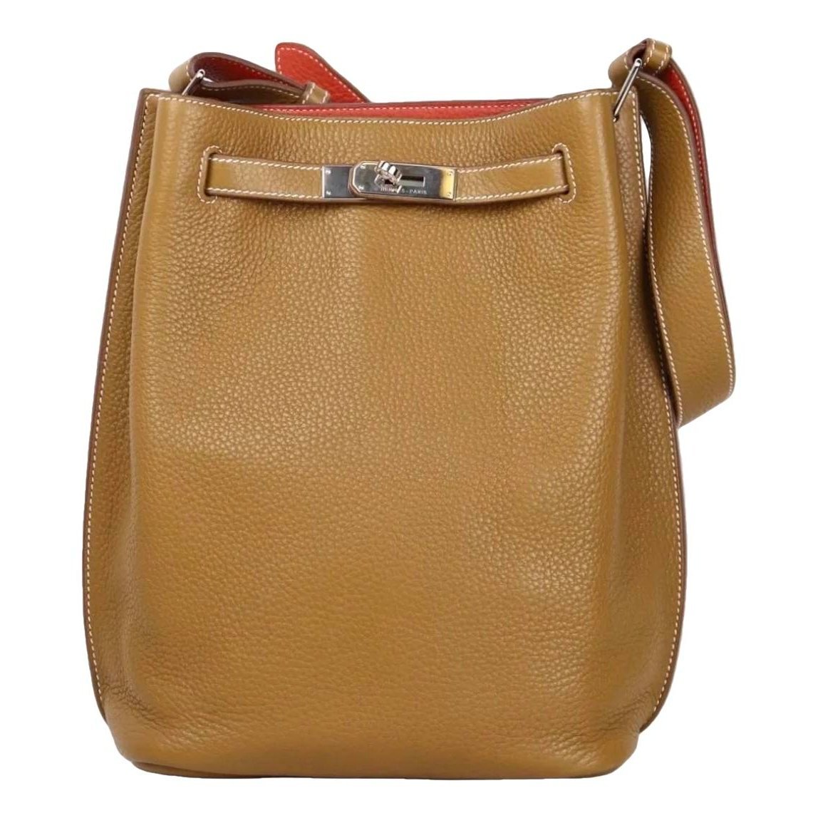 So Kelly leather handbag