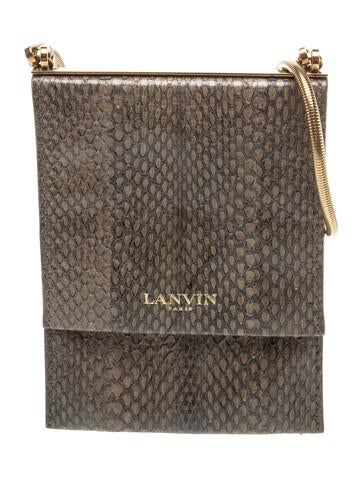 Embossed Leather Crossbody Bag
