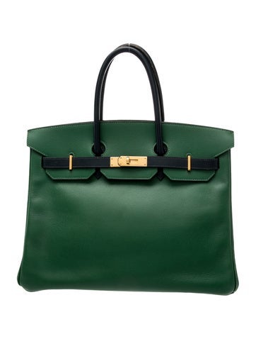 Bicolor Courchevel Birkin 35