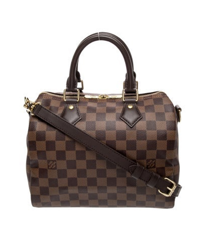 Louis Vuitton Vuitton Damier Ebene Speedy Bandouliere 25