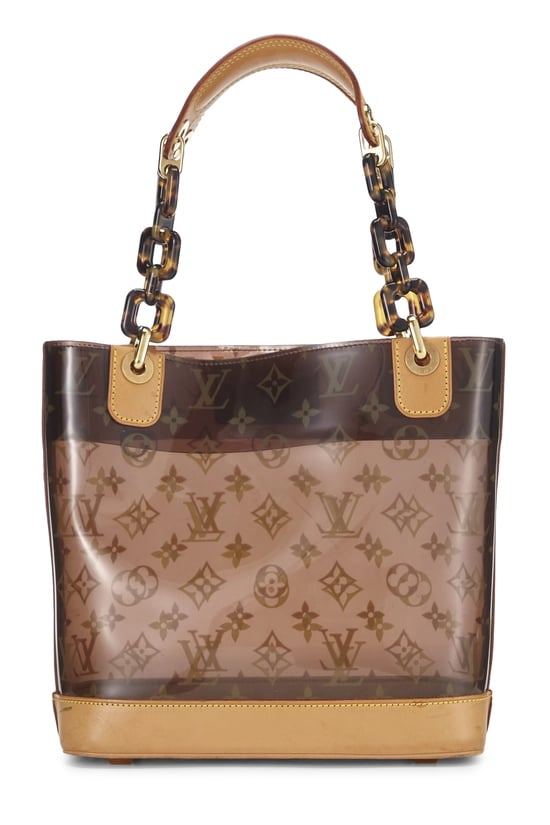 Brown Monogram Ambre Vinyl Cabas PM
