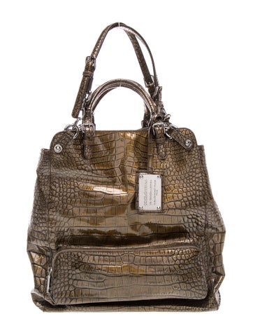 Embossed Leather Miss Pocket