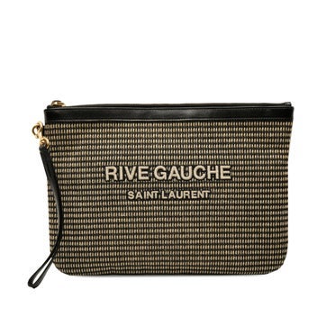 Raffia Rive Gauche Clutch