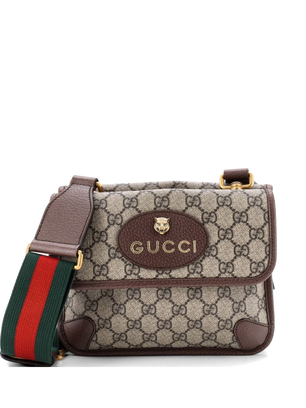 Neo Vintage Flap Messenger GG Coated Canvas Small crossbody bag