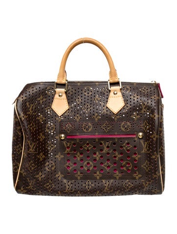 Perforated Monogram Speedy 30