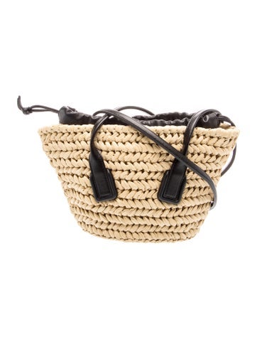 Bottega Veneta Raffia Arco Small
