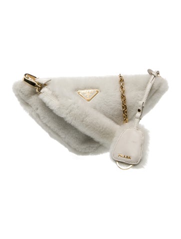 Prada Shearling Triangle
