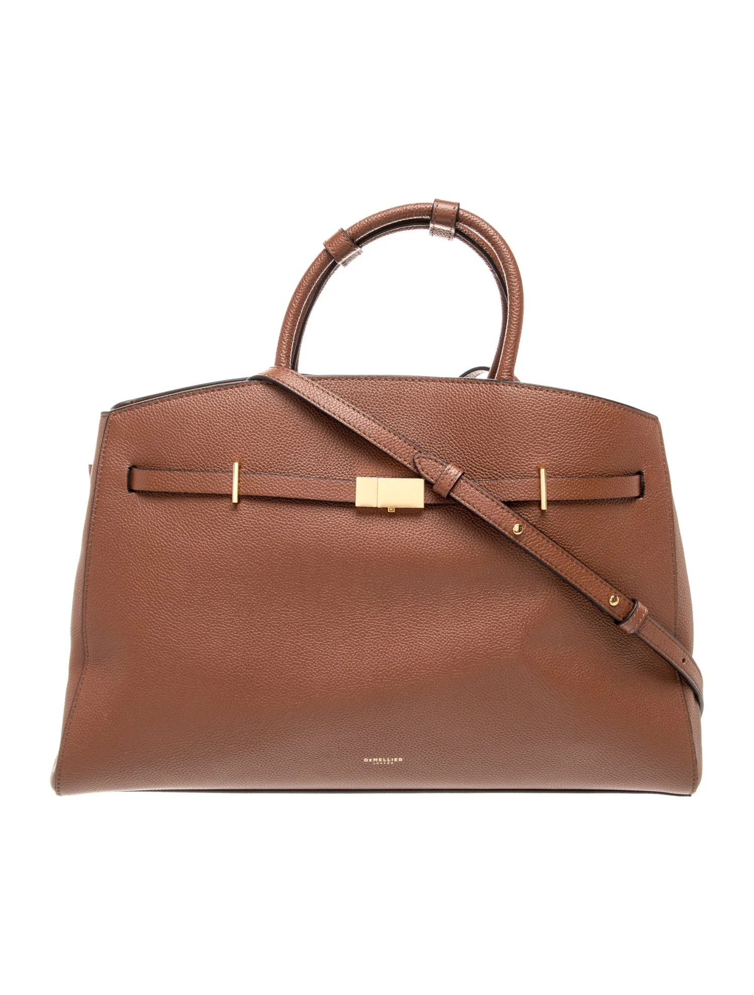 Leather Top Handle Bag
