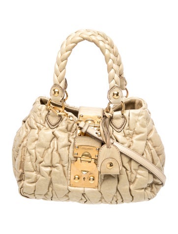 Miu Miu Leather Hobo