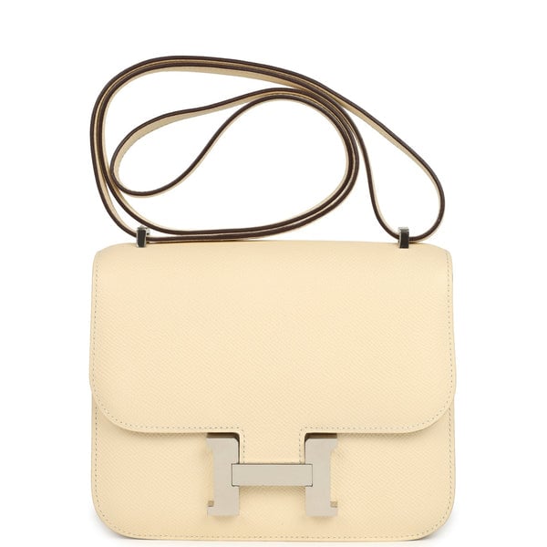Hermes Pre-owned Hermes Constance 18 Nata Epsom Palladium Hardware