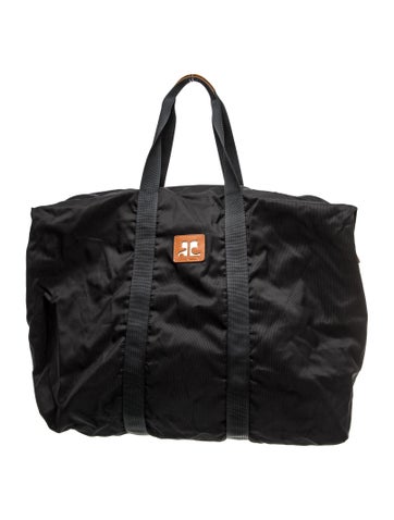 Courreges Nylon Weekender Bag