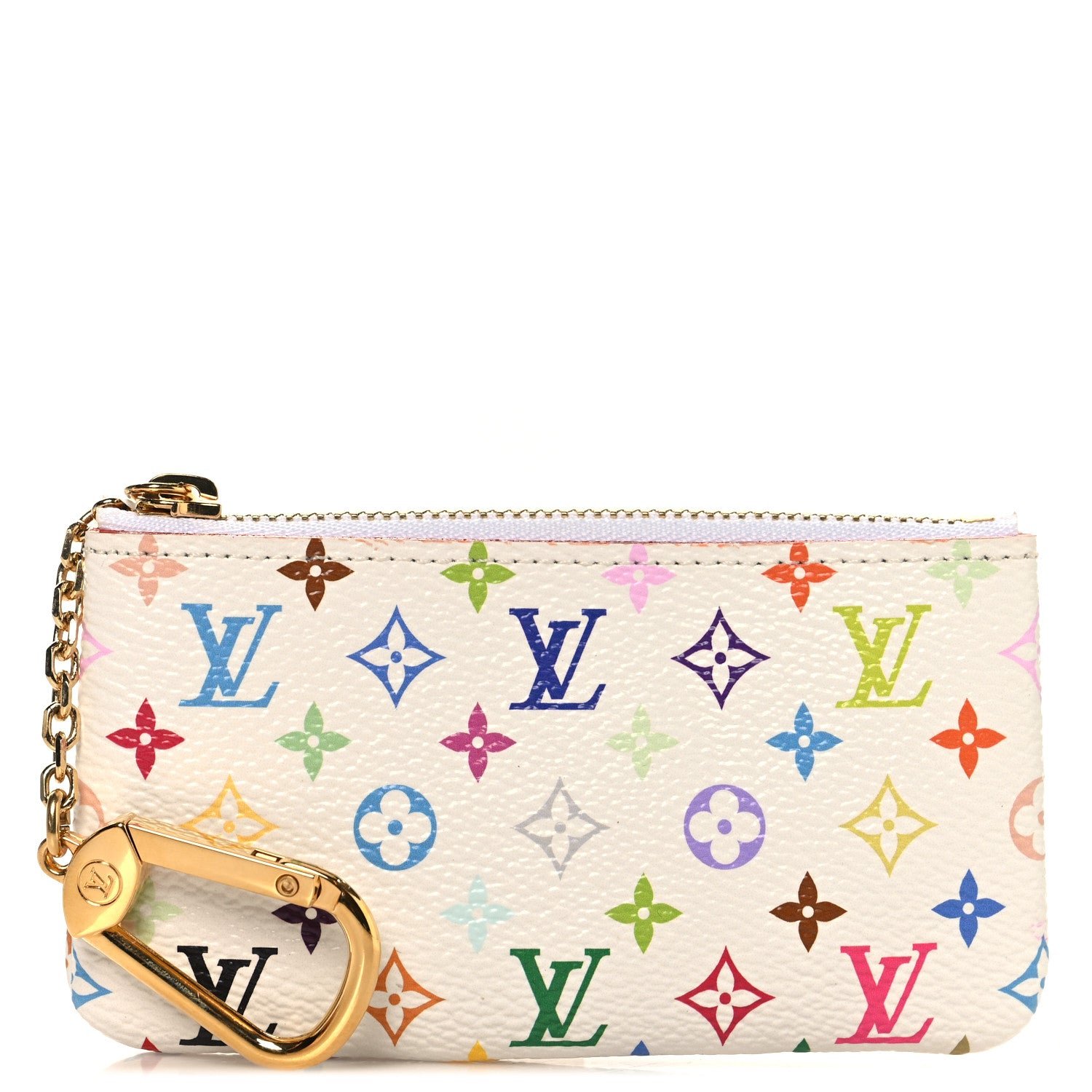 Louis Vuitton LV X TM Monogram Multicolor Key Pouch White