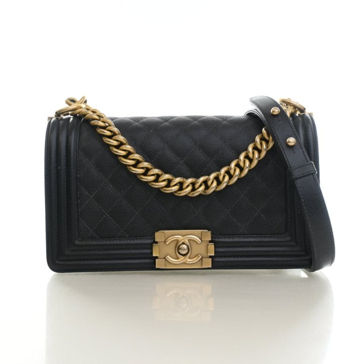 Chanel Medium Caviar Boy Bag