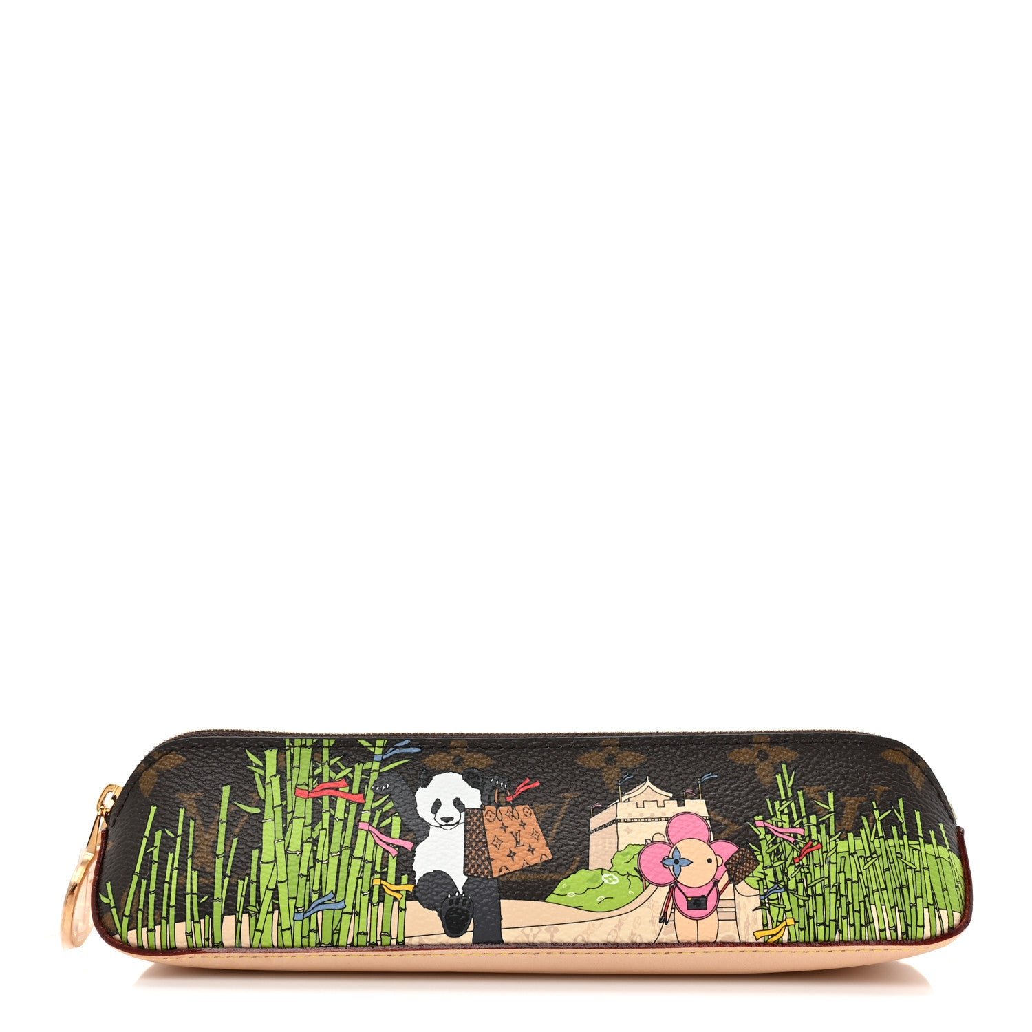 Louis Vuitton Monogram 2021 Christmas China Animation Pencil Pouch Myosotis Blue