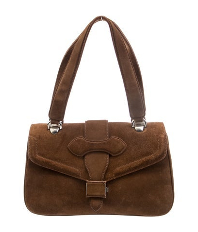 Alaia Suede Top Handle Bag