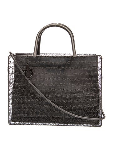Metal Top Handle Bag
